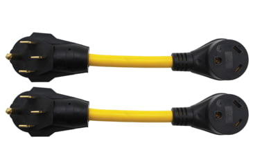 Image of Quick Products RV Adapter Cord 50A Male To 30A Female 12, Pack of 2, QP-50M30F012-2PK