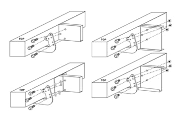 Image of Quick Products Standard RV Bumper Support Bracket, QP-SBSBU
