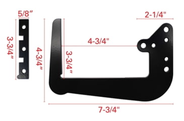 Image of Quick Products Universal RV Bumper Support Bracket, QP-UBSBU