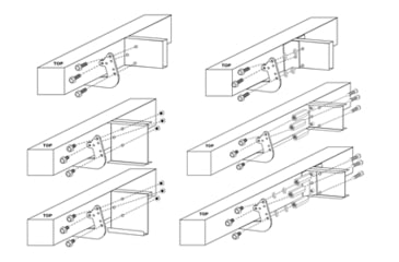 Image of Quick Products Universal RV Bumper Support Bracket, QP-UBSBU