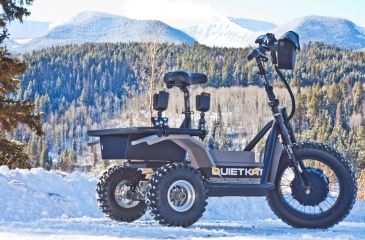 Image of QuietKat 72V Rancher All Terrain Trike, Black, One Size Fits Most, 18QKRANCHERAP