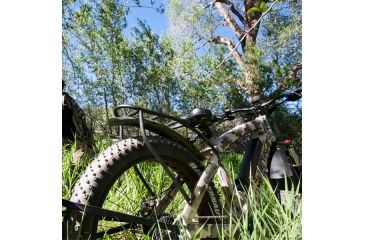 Image of QuietKat Ambush 750W Electric Bike, w/ Mid-Drive Motor, Chain Drive, 8 Speed, Suspension Fork, Mechanical Disc Brakes, Camo, One Size Fits Most, 18QKM750CCHM-CAM