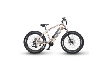Image of QuietKat Ambush 750W Rugged Fat Tire Electric Mountain Bike, Camo, Large 19in Frame, 19 Q M 0750 C C H M CAM
