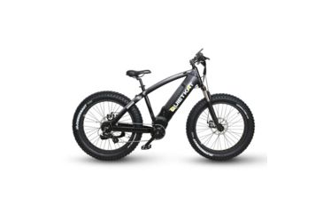 Image of QuietKat Ambush 750W Rugged Fat Tire Electric Mountain Bike, Charcoal, Large 19in Frame, 19 Q M 0750 C C H M CHR