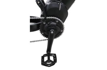 Image of QuietKat Ambush 750W Rugged Fat Tire Electric Mountain Bike, Charcoal, Large 19in Frame, 19 Q M 0750 C C H M CHR