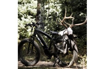 Image of QuietKat Apex 1000W Electric Bike, w/ Mid-Drive Motor, Chain Drive, 9 Speed, Air Suspension Fork, Hydraulic Disc Brakes, Charcoal, One Size Fits Most, 18QKM1000CCAH-CHR