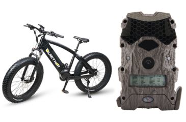 Image of QuietKat Black Ranger 750W Electric Bike w/ Mirage 16 Lightsout Trail Camera