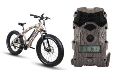Image of QuietKat Camo Apex 1000W Electric Bike w/ Mirage 16 Lightsout Trail Camera