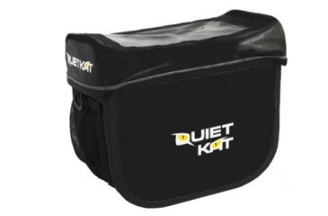 Image of QuietKat Handle Bar Bag For QuietKat Electric Bike, Black, One Size Fits Most, 18QKHBB