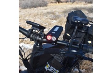 Image of QuietKat Hunter 800 Bike Light, 300 Lumens Red and 500 Lumens White, Black, 18QKRWBL-800