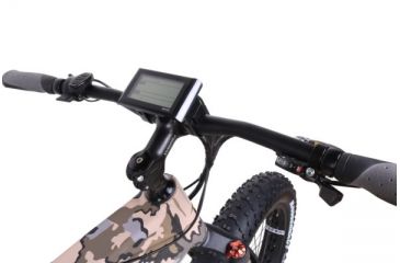 Image of QuietKat Ranger 750W Electric Bike, w/ Rear Hub Motor, Chain Drive, 7 Speed, Suspension Fork, Mechanical Disc Brakes, Camo, One Size Fits Most, 18QKH750CCS-C
