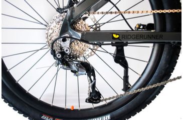 Image of QuietKat Ridgerunner 1000W Full Suspension Electric Mountain Bike, Charcoal, Large 19in Frame, 19 R M 1000 C C A H CHR 19