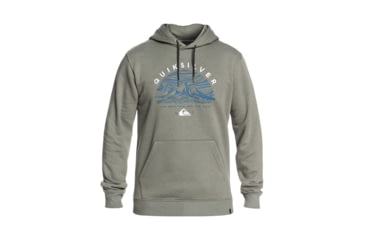 Image of Quiksilver Big Logo Snow Technical Hoodie - Mens, Agave Green, Large, EQYFT03955-GZC0-L