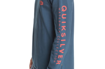Image of Quiksilver Daily Special Long Sleeve Tee - Mens, Majolica Blue, Large, EQMZT03192-BSM0-L