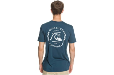 Image of Quiksilver Higher Ground Tee - Mens, Beach Glass, Medium, EQYZT05824-GCZ0-M