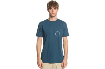 Image of Quiksilver Higher Ground Tee - Mens, Beach Glass, Medium, EQYZT05824-GCZ0-M