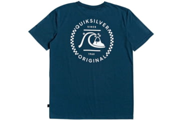 Image of Quiksilver Higher Ground Tee - Mens, Majolica Blue, Large, EQYZT05824-BSM0-L