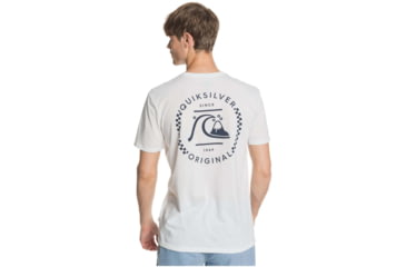 Image of Quiksilver Higher Ground Tee - Mens, White, Medium, EQYZT05824-WBB0-M
