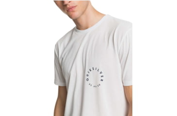 Image of Quiksilver Higher Ground Tee - Mens, White, Medium, EQYZT05824-WBB0-M