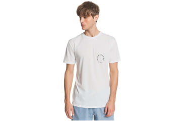 Image of Quiksilver Higher Ground Tee - Mens, White, Medium, EQYZT05824-WBB0-M