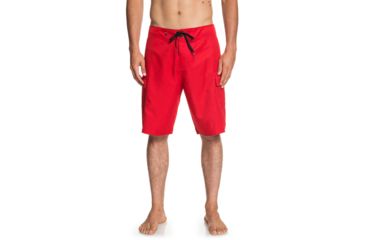 Image of Quiksilver Manic Solid 21 Inch Boardshorts - Mens, Quik Red, 30, EQYBS04089-RQR0-30