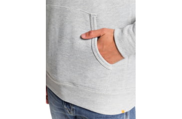 Image of Quiksilver Ocean Nights Half-Zip Hoodie - Mens, Grey Marl, Large, EQMFT03047-SLRH-L
