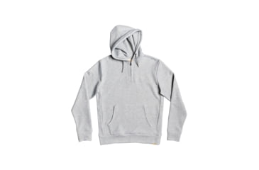 Image of Quiksilver Ocean Nights Half-Zip Hoodie - Mens, Grey Marl, Large, EQMFT03047-SLRH-L