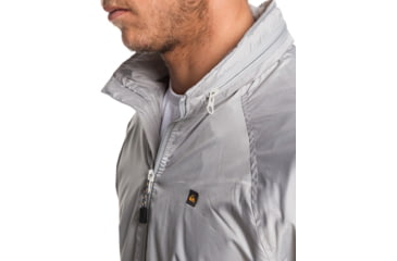 Image of Quiksilver Shell Shock Water-Resistant Windbreaker - Mens, Flint Gray, Medium, EQMJK03023-SJM0-M