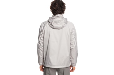 Image of Quiksilver Shell Shock Water-Resistant Windbreaker - Mens, Flint Gray, Medium, EQMJK03023-SJM0-M