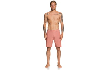 Image of Quiksilver Union Heather 20 Amphibian Boardshorts - Mens, Redwood, 34, EQYWS03653-MNL0-34