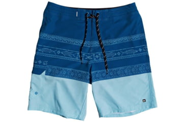 Image of Quiksilver Waterman Angler Triblock 20 Beachshorts - Mens, Classic Blue, 34, EQMBS03070-BRL6-34