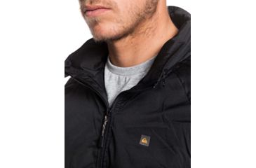 Image of Quiksilver Waterman Shell Shock Water-Repellent Windbreaker Jacket - Mens, Black, Small, EQMJK03023-KVJ0-S
