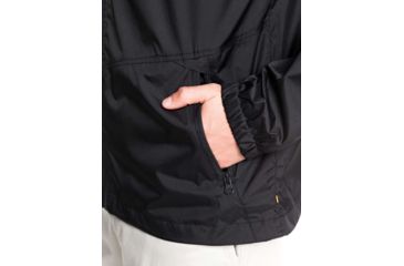Image of Quiksilver Waterman Shell Shock Water-Repellent Windbreaker Jacket - Mens, Black, Small, EQMJK03023-KVJ0-S
