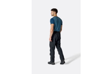 Image of Rab Downpour Mountain Pants - Mens, Black, Extra Large, Regular, QWI-13-BLK-XLG-RG