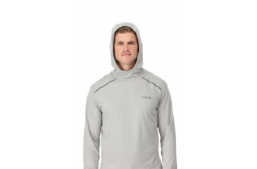 Image of Rab Force Hoody - Mens, Dark Pewter, Large, QBL-09-DPW-LRG