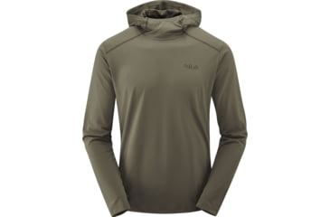 Image of Rab Force Hoody - Mens, Light Khaki, Medium, QBL-09-LKH-MED