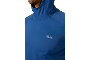 Image of Rab Force Hoody - Mens, Nightfall Blue, Small, QBL-09-NFB-SML