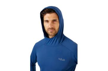 Image of Rab Force Hoody - Mens, Nightfall Blue, Small, QBL-09-NFB-SML