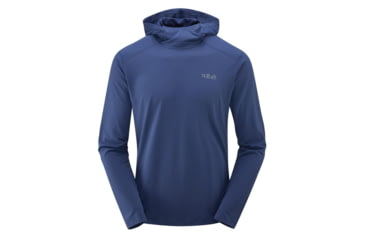 Image of Rab Force Hoody - Mens, Nightfall Blue, Small, QBL-09-NFB-SML