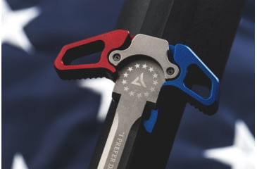Image of Radian Weapons 4th of July 2020 Combo Set, Raptor Charging Handle, AR-15/ M16, Ambidextrous + Talon Safety Selector, Long &amp; Short, Anodized, Red/White/Blue, S0005