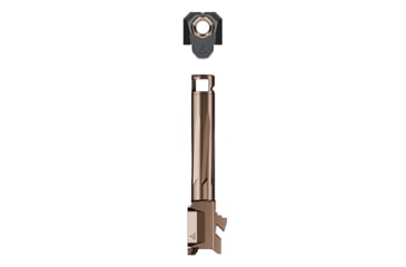 Image of Radian Weapons Afterburner and Ramjet Glock 26 Gen 5 9mm Luger Non-Threaded Pistol Barrel, 3.43in, Radianite, Black/Bronze, R0942