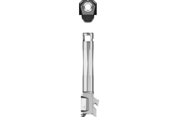 Image of Radian Weapons Glock 19/19X/45 Gen 5 9mm RAMJET Barrel w/ AFTERBURNER Compensator, 4.4in, 1-10 Twist, Black/Grey, R0875