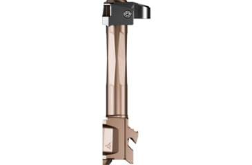 Image of Radian Weapons Glock 19 Gen 5 9mm RAMJET Barrel w/ AFTERBURNER Compensator, 4.4in, 1-10 Twist, Bronze/Black, R0832