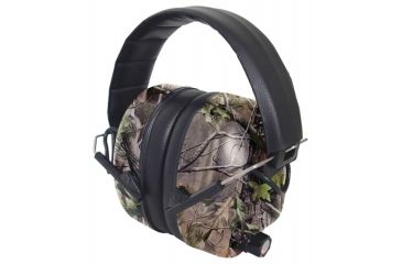 Image of Radians 430-EHP Electronic Earmuff With Black Padded Headband Vista Camouflage Earcups