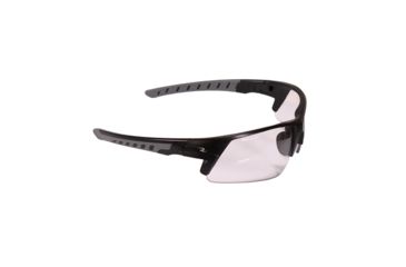 Image of Radians Ballistic Rated Enhanced Clarity Lens Blast FX Glasses w/ Dual Molded Temple Arms, Black, Gray/Clear, RADBL0110CS