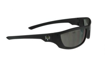Image of Radians Bone Collector Retriever Shooting Glasses Smoke Lens/Black Frame