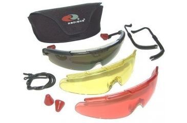 Image of Radians Clear/Amber/Vermillion Glasses w/UV Polycarbonate Lenses PAVC11481