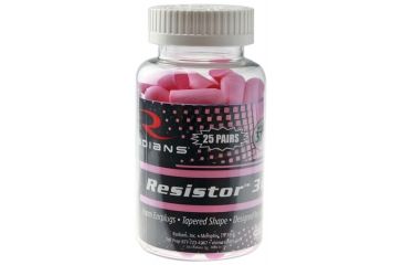 Image of Radians Disposable Foam Earplugs Pink 25 Pair Uncorded Resealable Jar
