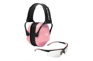 Image of Radians Ladies Pink Combo Pack Safety Glasses / Earmuff, T71P/MP22RC