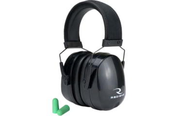 Image of Radians Maximus Premium Passive NRR 28 Ear Muff w/ Free Plugs, Black, MX0100CS